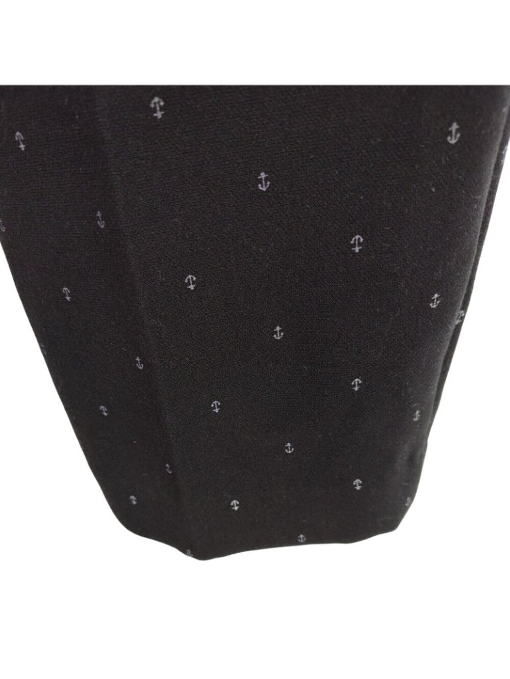 Old Navy Black Harper Mid-Rise Pants Ankle Crop Women Size 4 Nautical Anchor - Picture 6 of 9